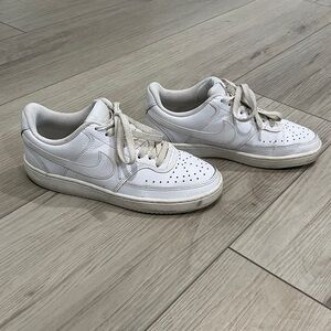 Nike White Mesh Sneakers